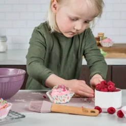 Chic Kids bakesett til barn 3 deler lys rosa