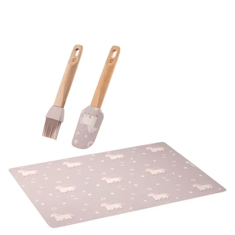Chic Kids bakesett til barn 3 deler lys rosa