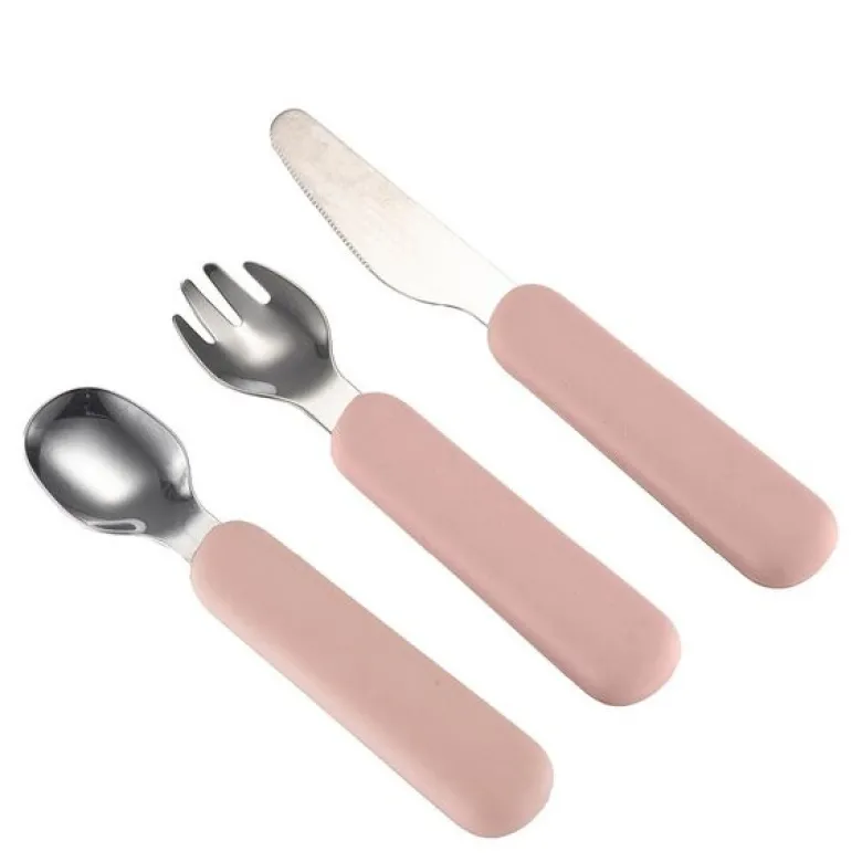 Chic Kids barnebestikk 3 deler rosa