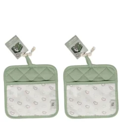 Chic Kids gryteklut 17,5x17,5 cm 2 stk dinosaur