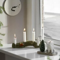 Christmas Tales adventsstake H10 cm hvit