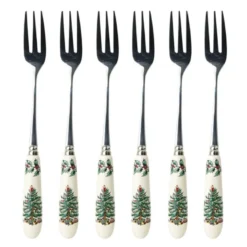 Christmas Tree dessertgafler 15 cm 6 stk