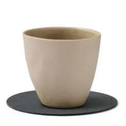 Circle Nupo glassbrikke 10 cm antrasitt