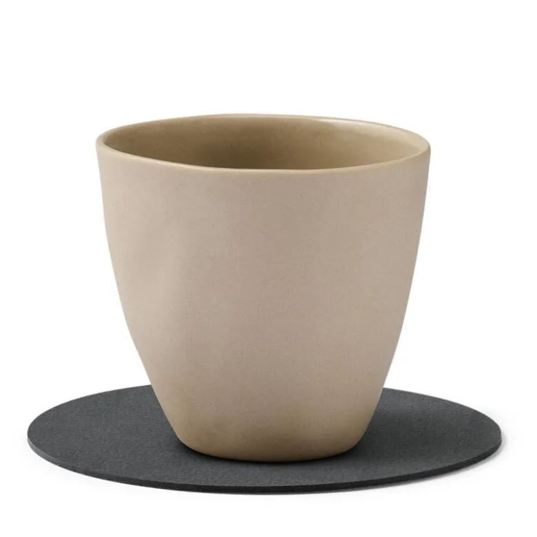 Circle Nupo glassbrikke 10 cm antrasitt