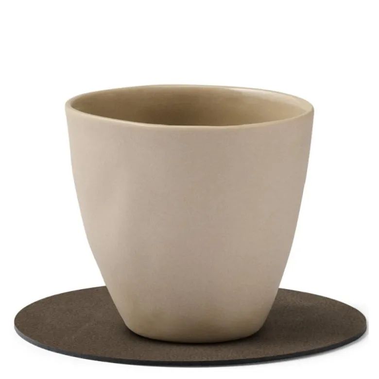 Circle Nupo glassbrikke 10 cm caviar