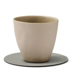 Circle Nupo glassbrikke 10 cm lys grå