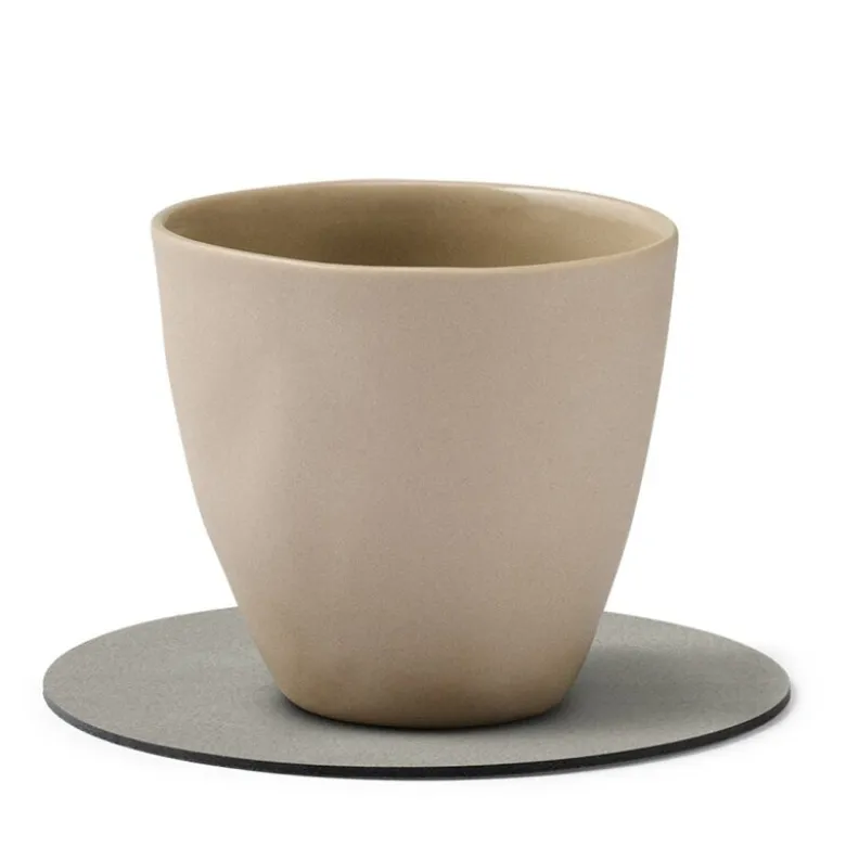 Circle Nupo glassbrikke 10 cm lys grå