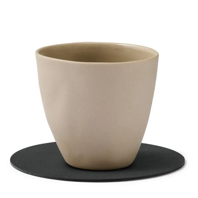 Circle Nupo glassbrikke 10 cm svart