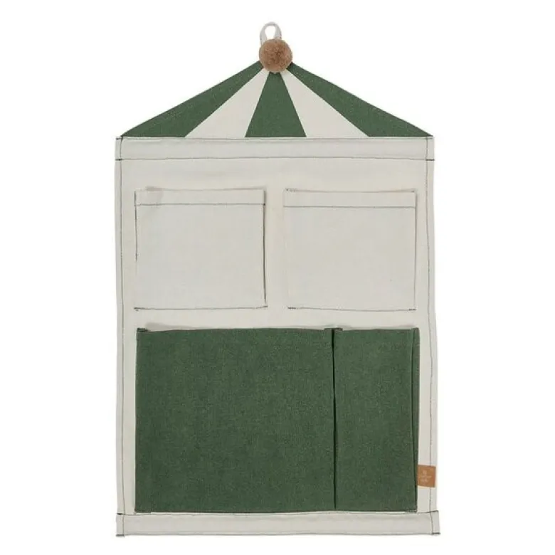 Circus veggoppbevaring 60x40 cm Clay/Green