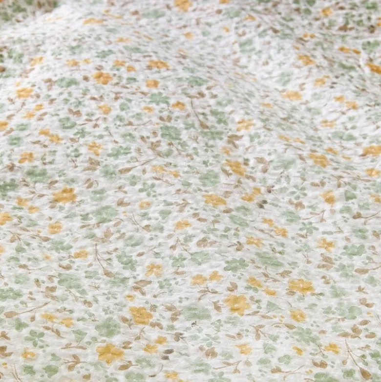 Clara krepp sengesett 140x200 cm vårgrønn