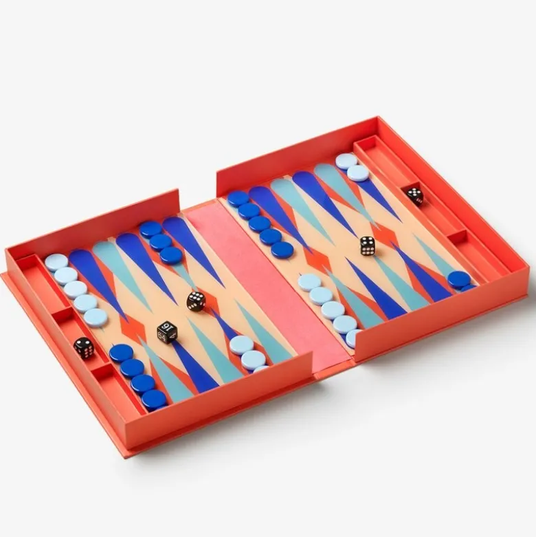 Classic art of backgammon spill oransje