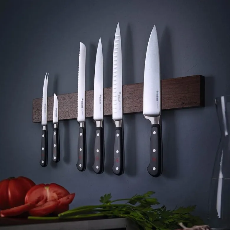Classic brødkniv 23 cm dobbelttannet svart
