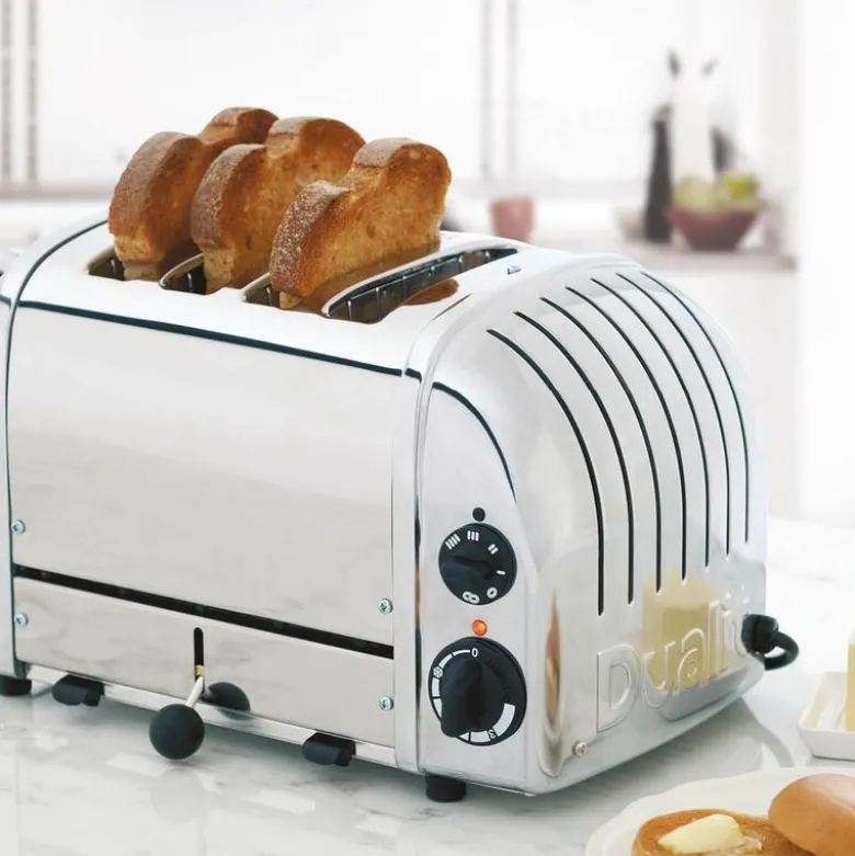 Classic brødrister 4 skiver rustfri