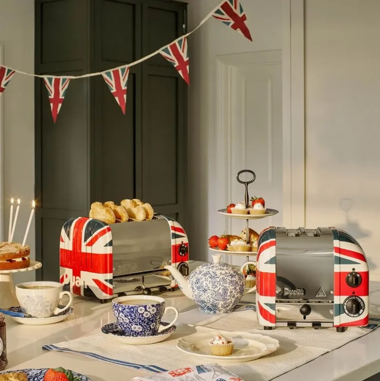 Classic brødrister 2 skiver union jack