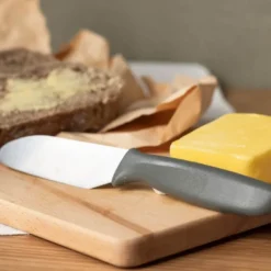 Classic smørkniv 21 cm stål/grå