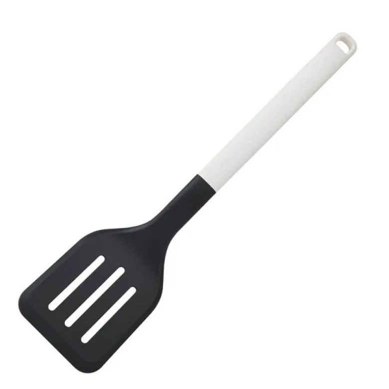 Classic stekespade perforert 34 cm porcelain white