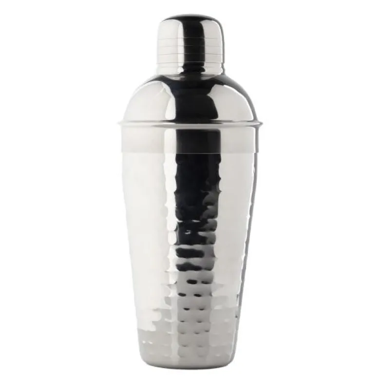 Cocktailshaker 500 ml hamret rustfritt stål