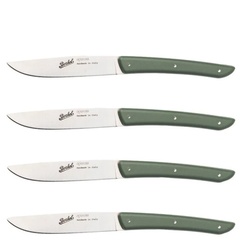Color Olive Green biffkniver 11 cm