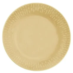 Confetti pastatallerken 23 cm mustard