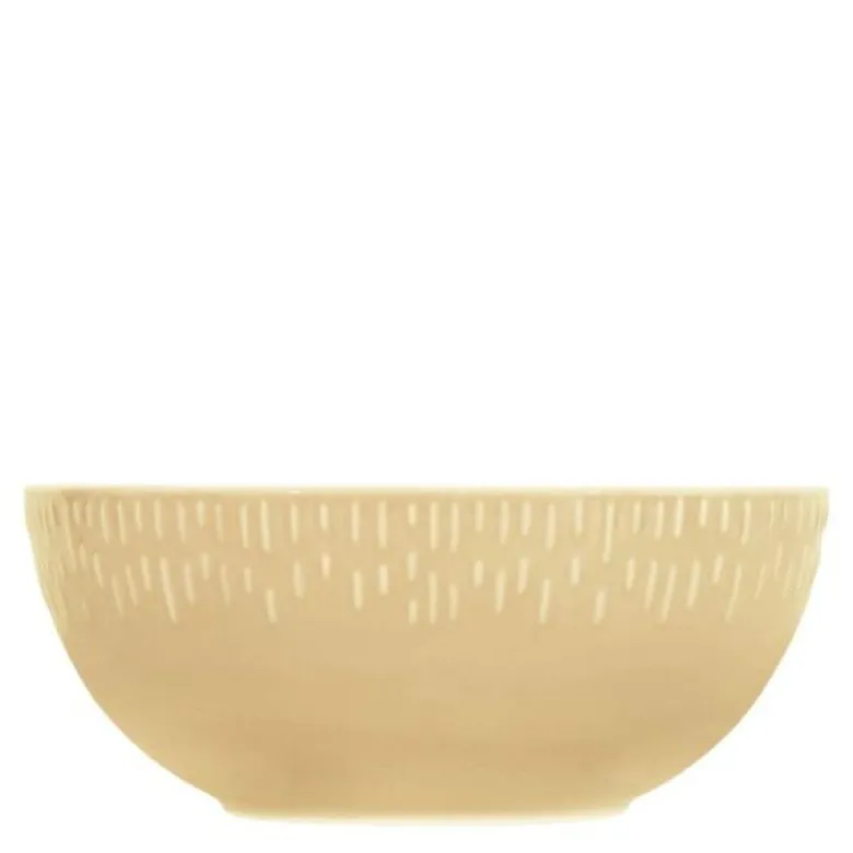 Confetti salatskål 23 cm mustard