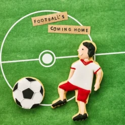 Cookie Cutters pepperkakeform fotball 6,5 cm rustfritt stål