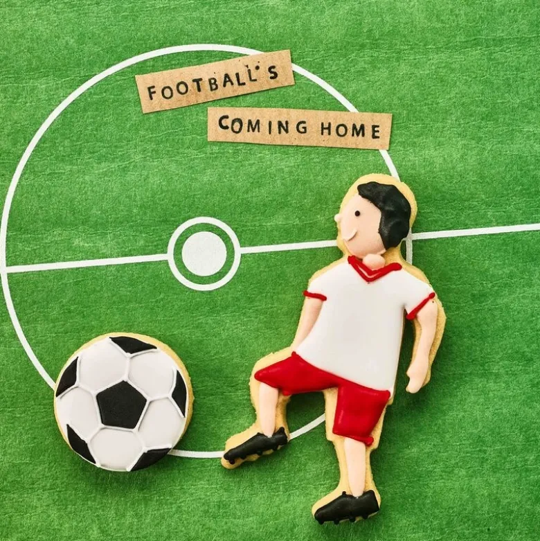 Cookie Cutters pepperkakeform fotball 6,5 cm rustfritt stål