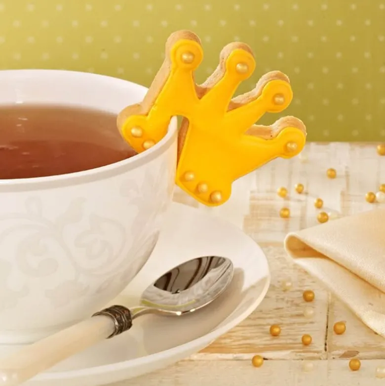 Cookie Cutters pepperkakeform krone til kopp 6,5 cm rustfritt stål