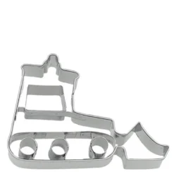 Cookie Cutters pepperkakeform bulldozer 8 cm rustfritt stål