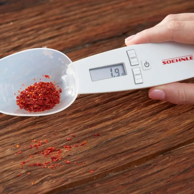 Cooking Star presisjonsvekt 0,1-500 gram skje hvit