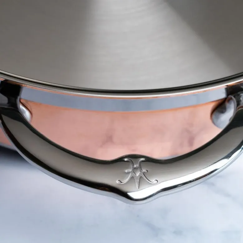 Copperbond sauteuse med lokk 3,3L kobber
