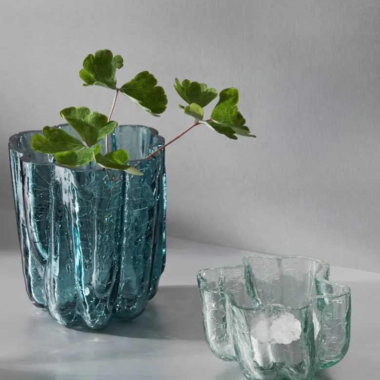 Crackle lyslykt 5,8 cm sirkulær