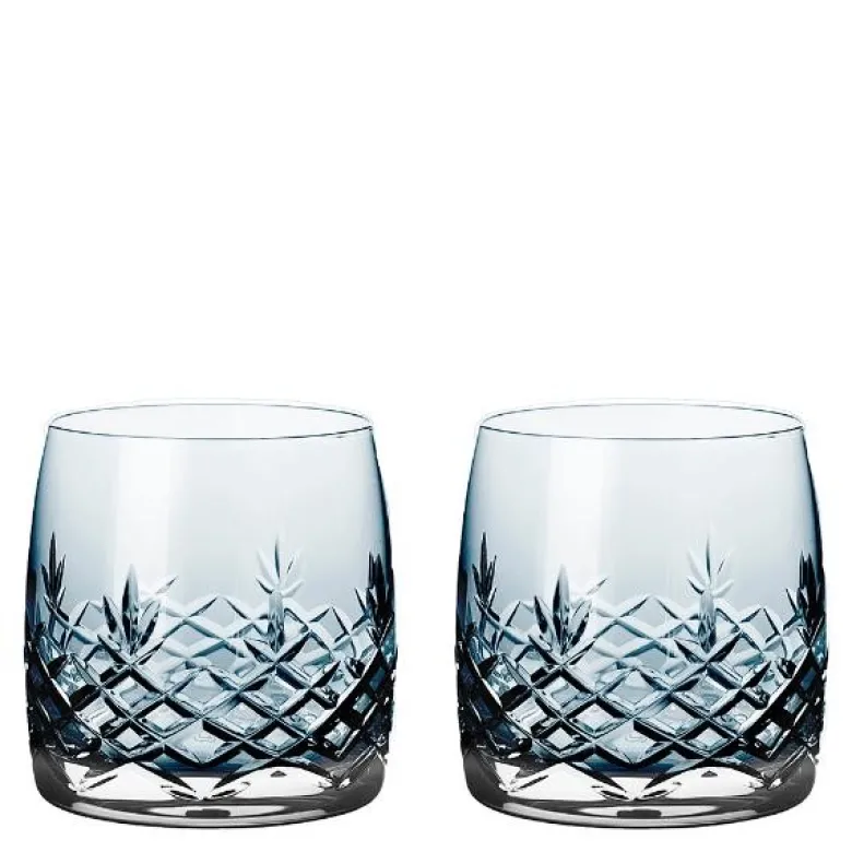 Crispy Aqua vannglass 23 cl 2 stk sapphire