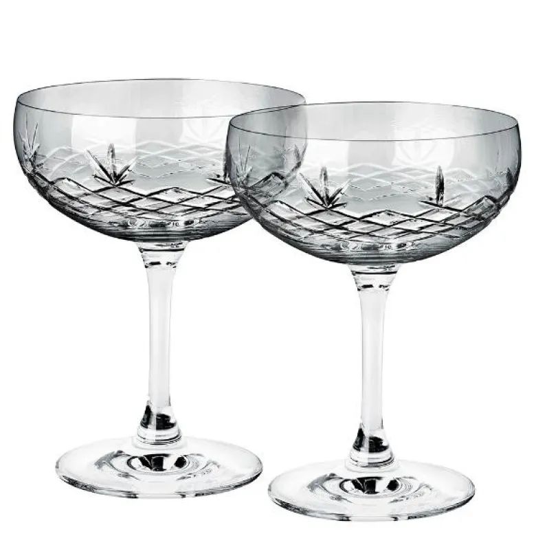 Crispy Gatsby champagneskål 30 cl 2 stk dark
