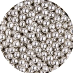 Crispy kuler 6mm 75g sølv