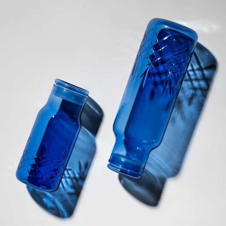 Crispy vannkaraffel small 50 cl blue