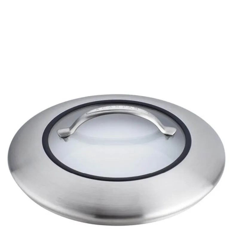 CTX glasslokk 28 cm klar/stål