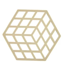 Cube bordskåner 16x14 cm warm sand
