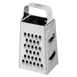 Cubi mini rivjern 4 cm børstet stål