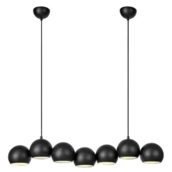 Cupolo pendellampe 7 lys 101 cm svart