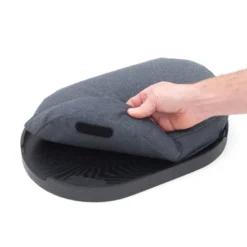 CurveLine knebrett anti-slip 39x26 cm svart/grå