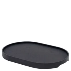 CurveLine serveringsbrett anti-slip 39x26 cm svart