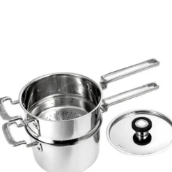 316 dampkokersett 18 cm rustfritt stål