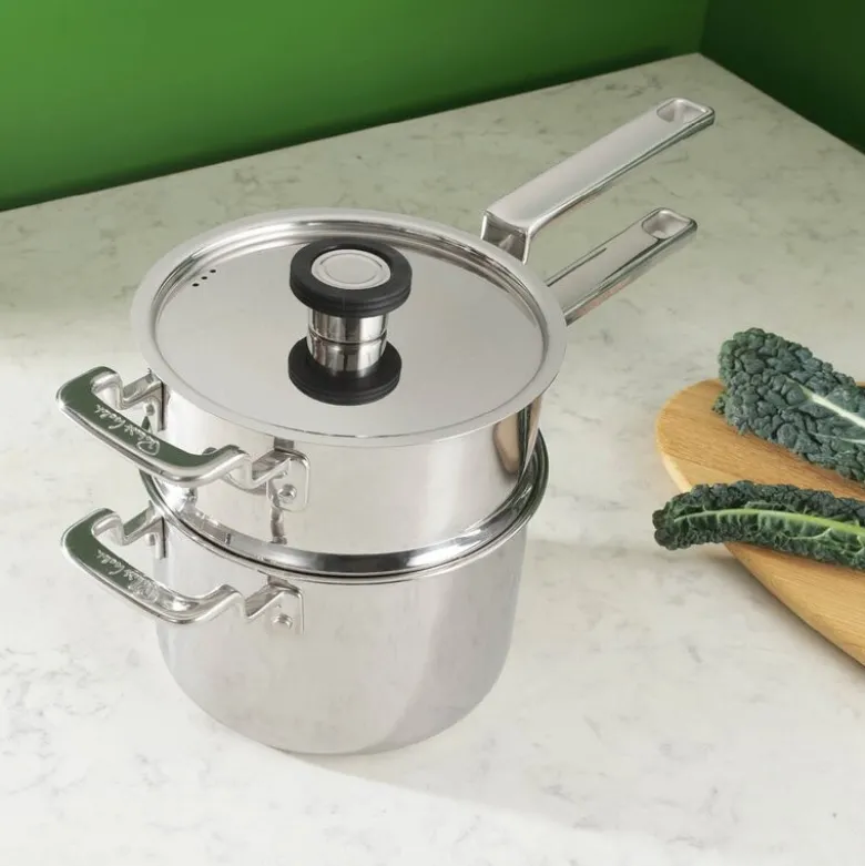 316 dampkokersett 18 cm rustfritt stål