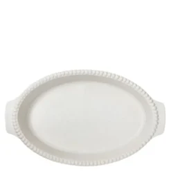 DARIA ovnsform 35 cm cotton white