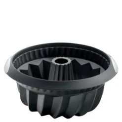 Deep Savarin kakeform i silikon 22 cm svart