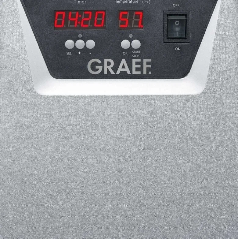 Dehydrator DA510 10 plater stål/svart
