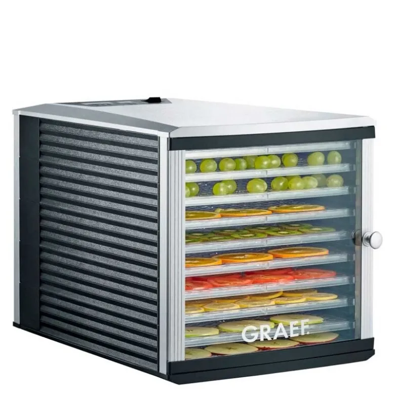 Dehydrator DA510 10 plater stål/svart
