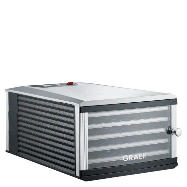 Dehydrator DA506 6 plater stål/svart