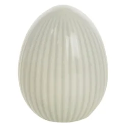 Delinne dekorasjon egg 7,7 cm lysegrønn