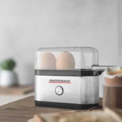 Design mini eggkoker sølv